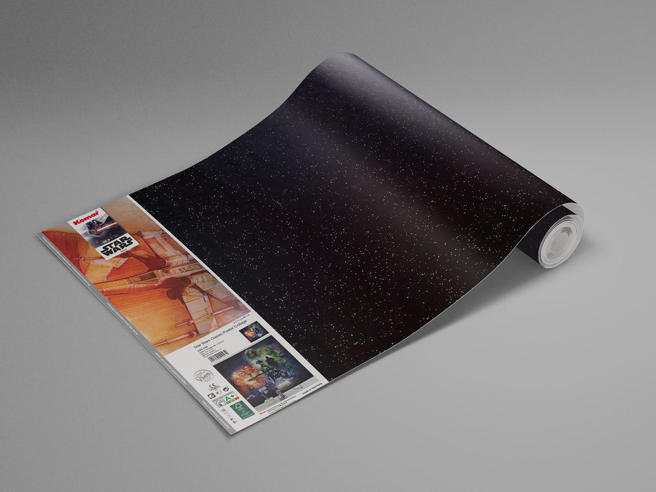 Digitaldruck Vlies Fototapete | Star Wars Classic Poster Collage | 250 x 250 cm