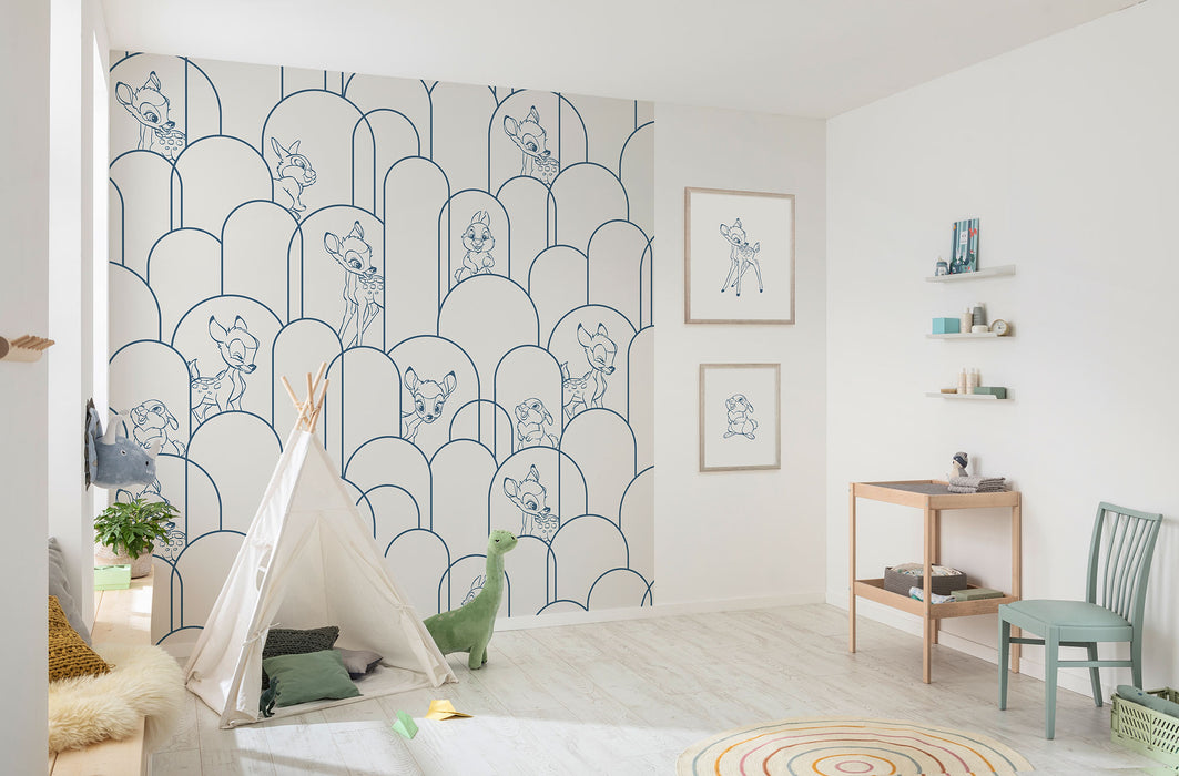 Digitaldruck Vlies Fototapete | Hide away Bambi | 250 x 250 cm