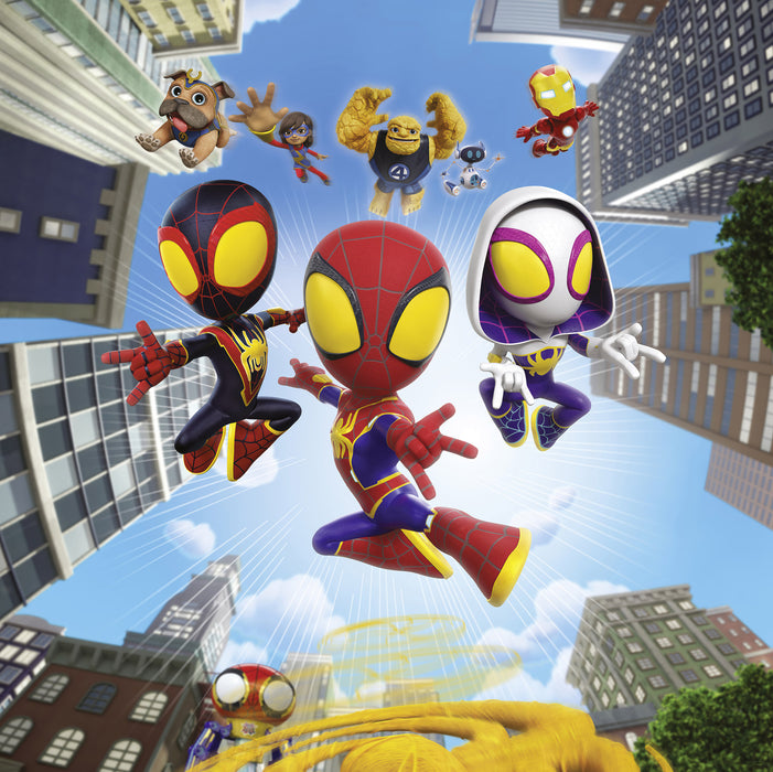 Vlies Fototapete | Marvel Spidey and His Amazing Friends Web Spinners | 250 x 250 cm
