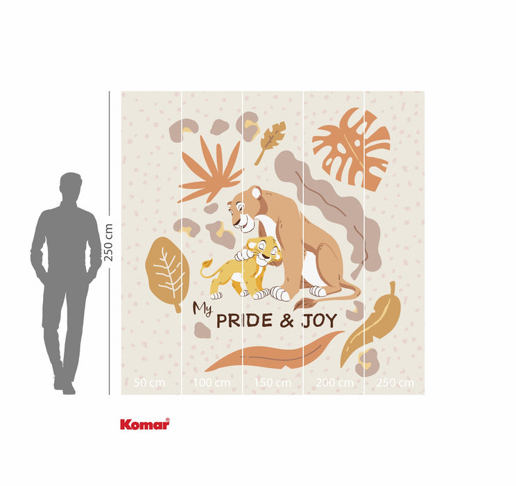 Komar NEU | Komar Vlies Fototapete - Disney The Lion King My Pride and Joy - Größe 250 x 250 cm