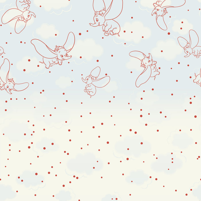 Vlies Fototapete | Disney Dumbo Clouds | 250 x 250 cm