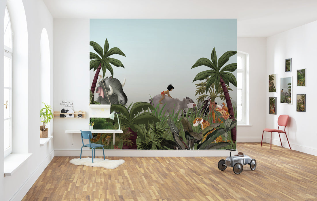 Digitaldruck Vlies Fototapete | Jungle Book | 300 x 280 cm