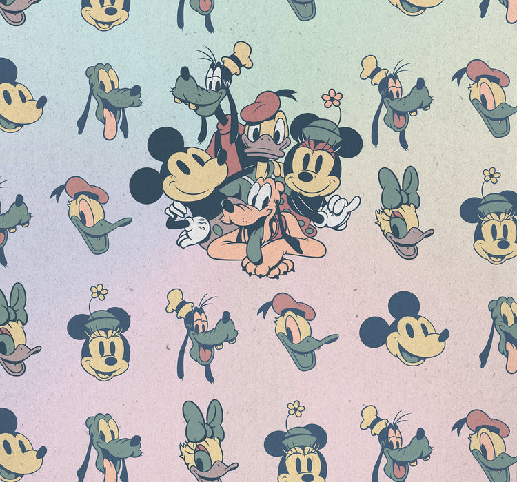 Digitaldruck Vlies Fototapete | Mickey Fab5 | 300 x 280 cm