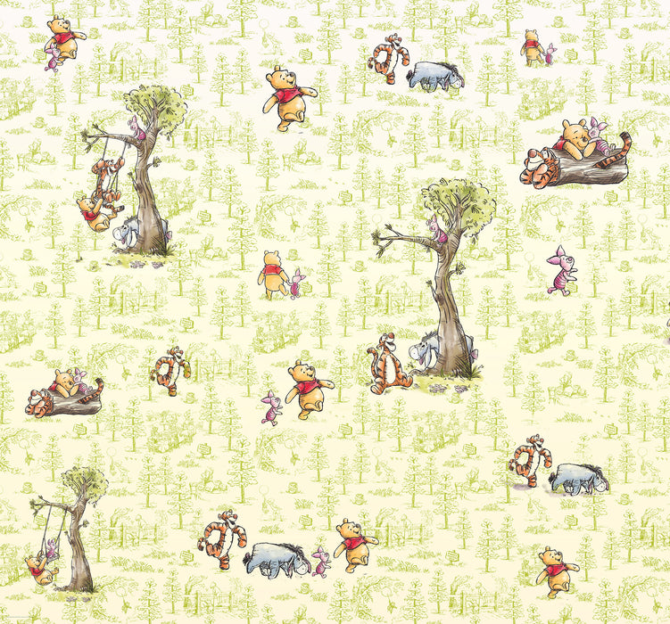Digitaldruck Vlies Fototapete | Winnie the Pooh Friends | 300 x 280 cm