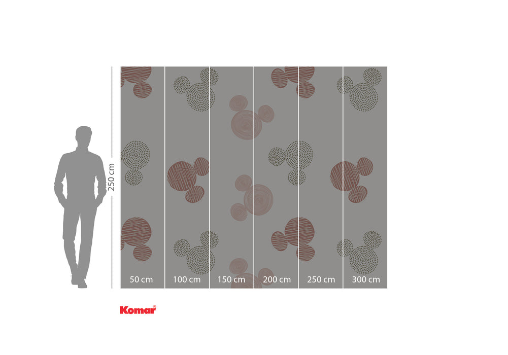 Digitaldruck Vlies Fototapete | Mickey´s Cuties | 300 x 250 cm