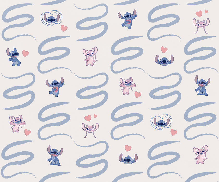 Komar NEU | Digitaldruck Vlies Fototapete - Lilo und Stitch Be Kind - Größe 300 x 250 cm