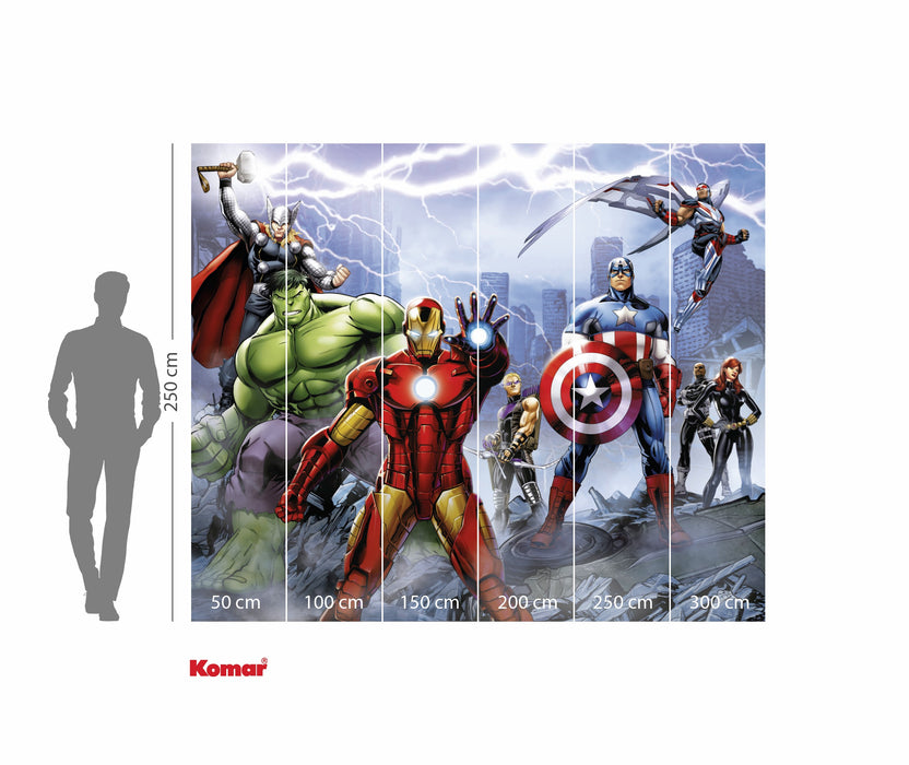 Vlies Fototapete | Marvel Avengers Ultimate Warriors | 300 x 250 cm
