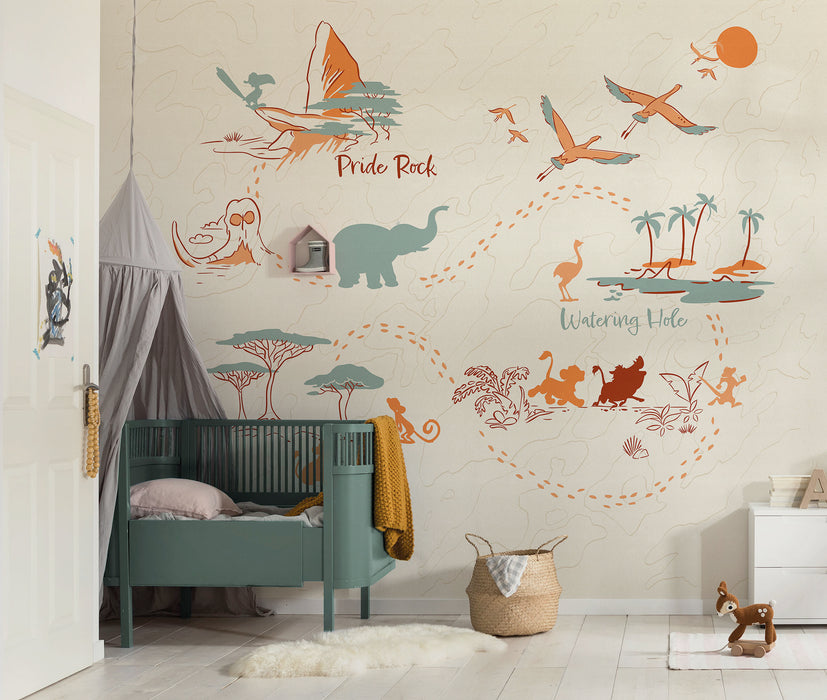 Vlies Fototapete | Disney The Lion King Circle of Life | 300 x 250 cm