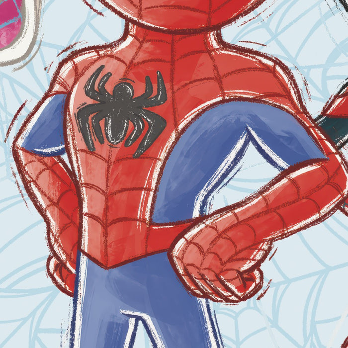 Komar NEU | Digitaldruck Vlies Fototapete - Marvel Spidey and his Amazing Friends Team Up - Größe 300 x 250 cm