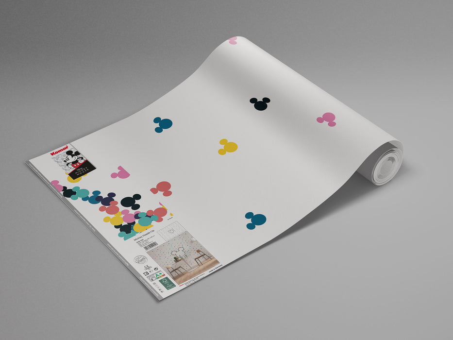 Digitaldruck Vlies Fototapete | Mickey Heads | Up | 400 x 280 cm