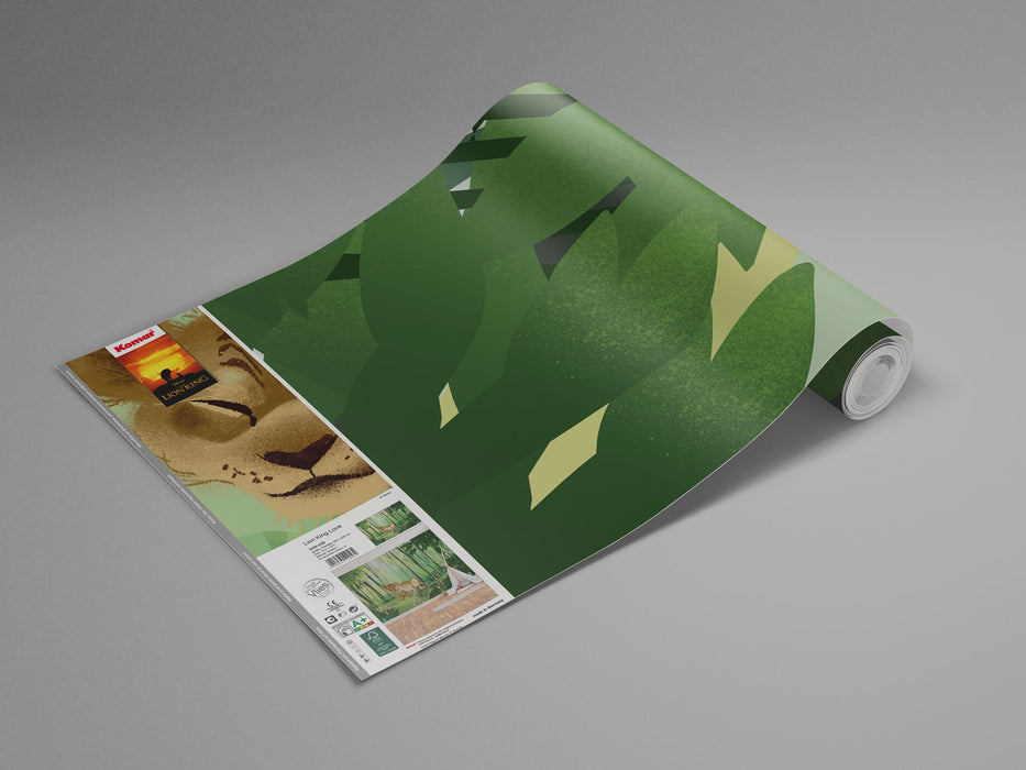 Digitaldruck Vlies Fototapete | Lion King Love | 400 x 280 cm