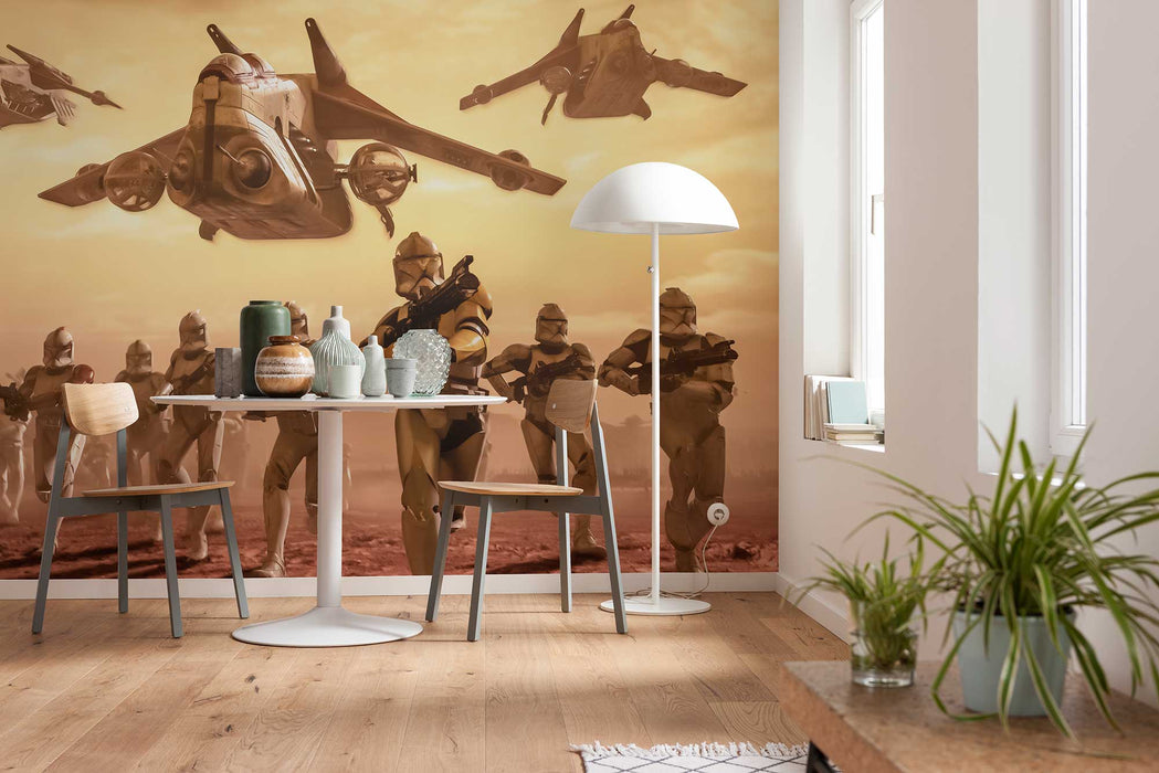 Digitaldruck Vlies Fototapete | Star Wars Classic Clone Trooper | 400 x 260 cm