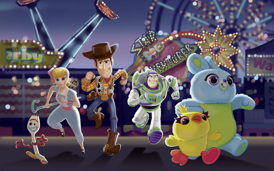 Vlies Fototapete | Disney and Pixar Toy Story Team | 400 x 250 cm