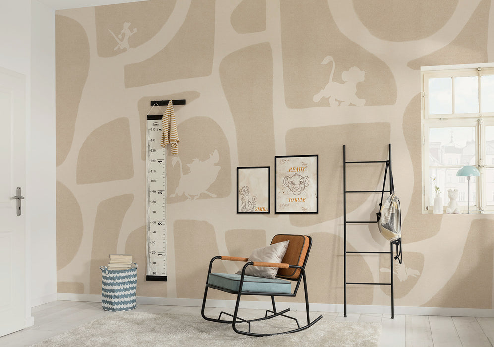 Komar NEU | Komar Vlies Fototapete - Disney The Lion King Animals and Shapes - Größe 400 x 250 cm