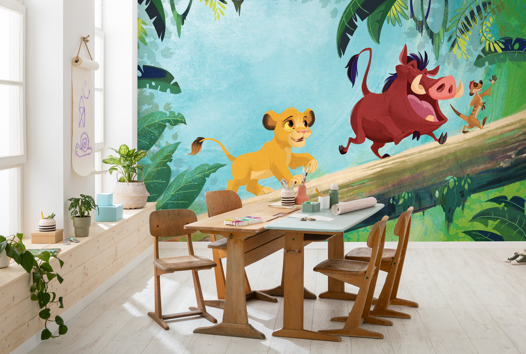 Vlies Fototapete | Disney The Lion King Classic Jungle Team | 400 x 250 cm