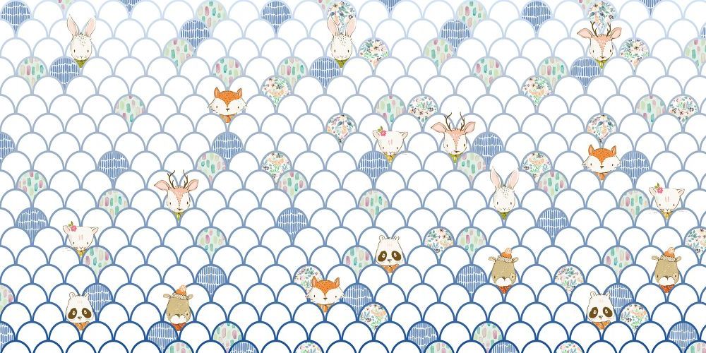 Komar | Vlies Fototapete | Shelly White