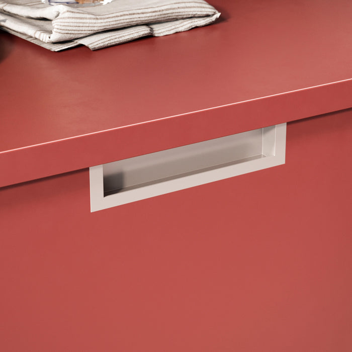 Lot von 10 Möbelgriffe Modena, L137mm, 128mm Achsenabstand, Zamak, Silbergrau lackiert