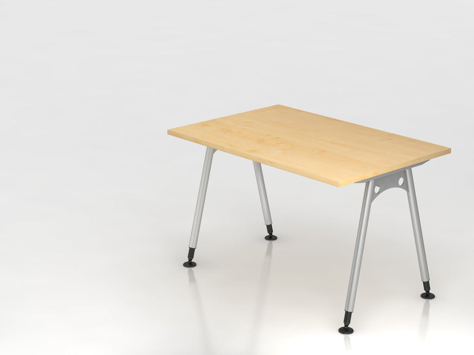 Hammerbacher | Schreibtisch A-Fuß 120x80cm Ahorn