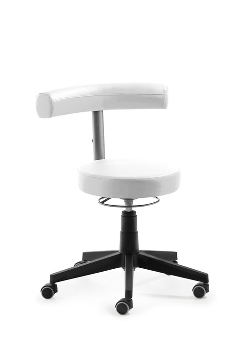 Funktionsdrehstuhl 1280 | Gestell Lichtgrau/Aluminium poliert