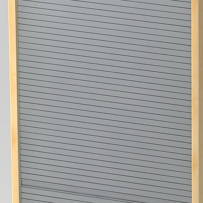 Hammerbacher | Rollladenschrank vert.50cm, 5OH BM Ahorn / Silber