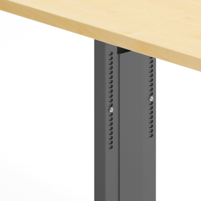 Hammerbacher | Schreibtisch C-Fuß 120x80cm Ahorn / Graphit