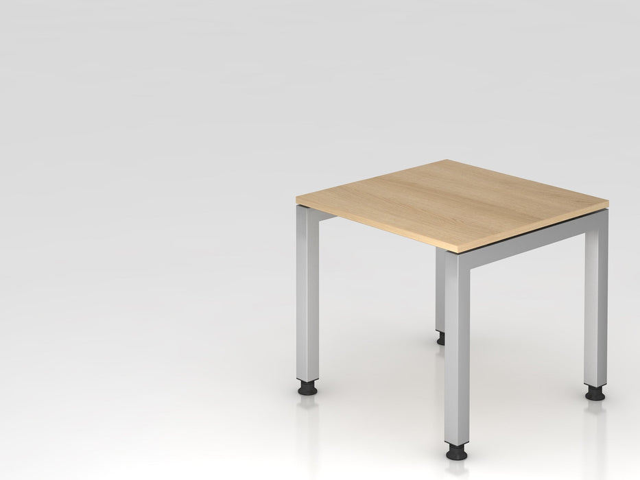 Hammerbacher | Schreibtisch U-Fuß eckig 80x80cm Eiche