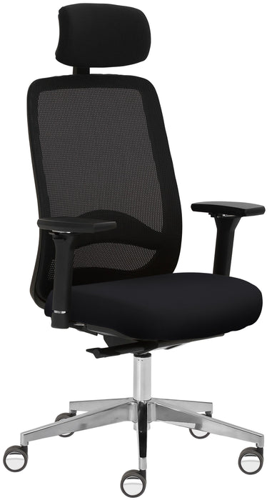 Drehstuhl 2228 | Gestell Aluminium poliert