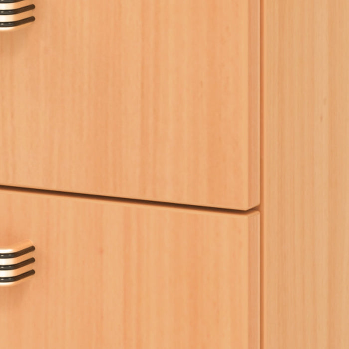 Hammerbacher | Standcontainer 80cm, 4Schub, Schloss SG Buche