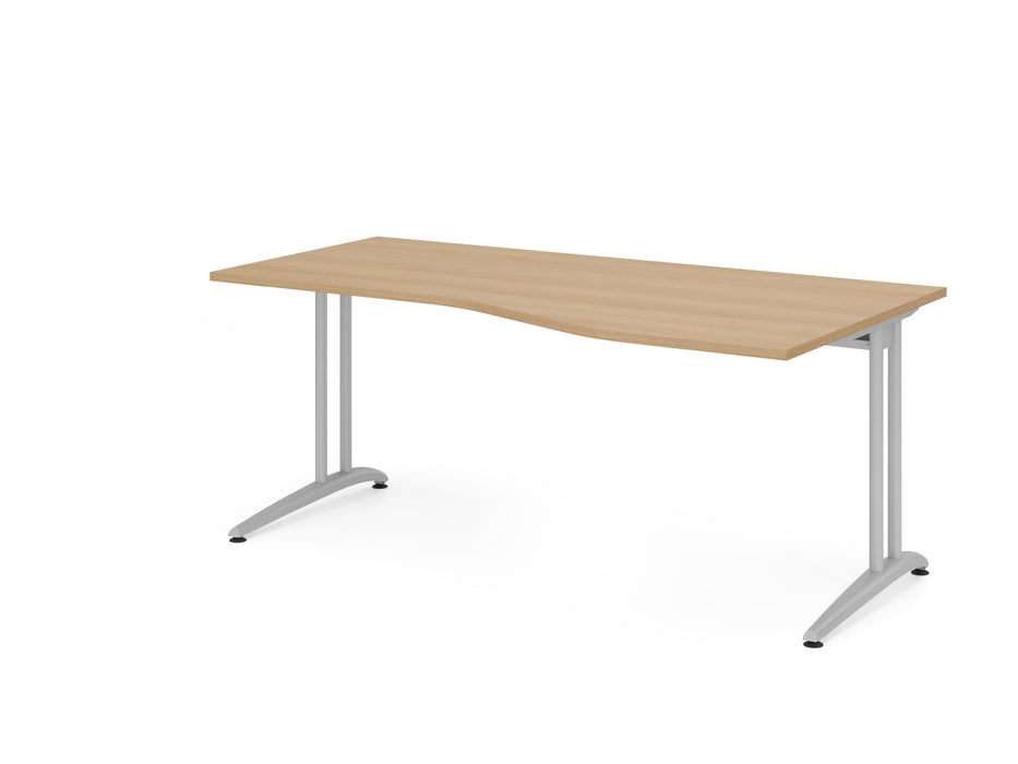 Hammerbacher | Schreibtisch C-Fuß 180x100 / 80cm Eiche