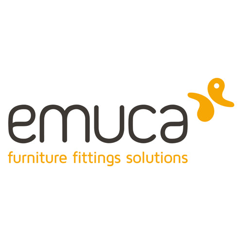 Emuca | Kit von 20 Topfscharniere X92 105-Grad Öffunungswinkel Schließautomatik Kreuzmontageplatten zum Schrauben, Stahl, Nickel satiniert