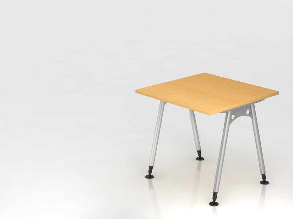 Hammerbacher | Schreibtisch A-Fuß 80x80 Buche