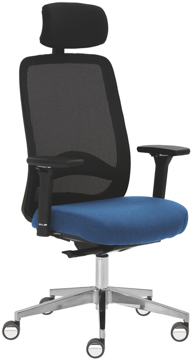 Drehstuhl 2228 | Gestell Aluminium poliert