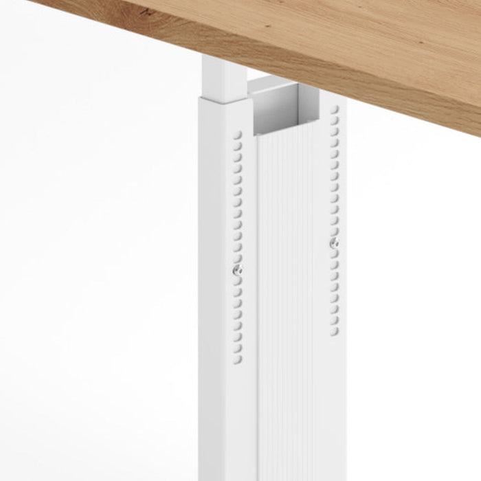 Hammerbacher | Schreibtisch C-Fuß 120x67cm Asteiche / Weiß