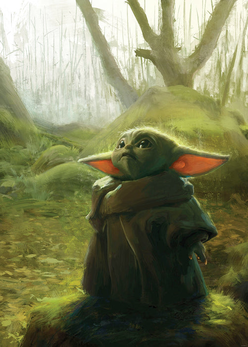 Vlies Fototapete | Mandalorian Grogu Acrylic | Größe 200 x 280 cm