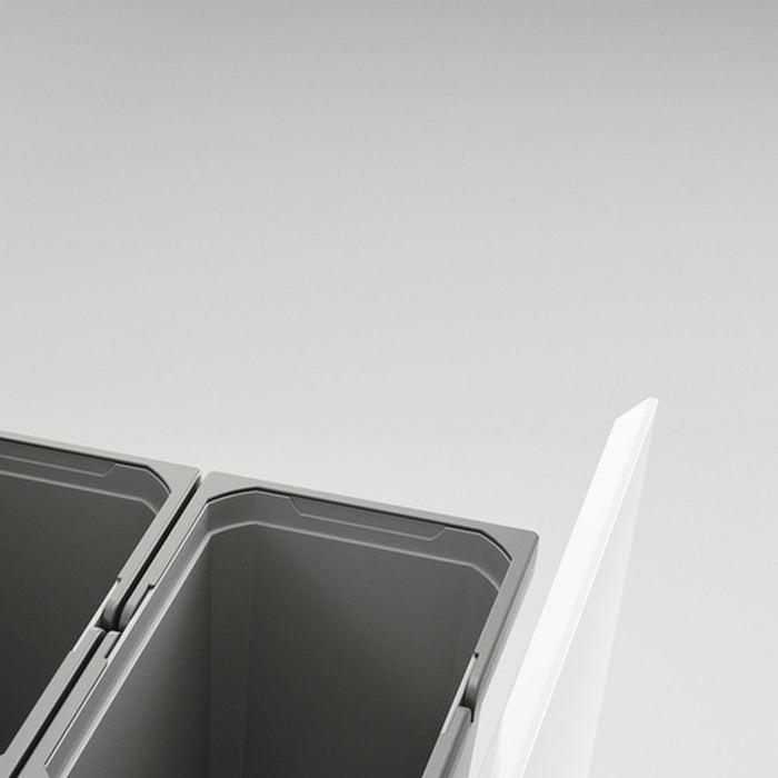 Naber | Cox® Box 360 S 400-2 Abfallsammler für vorhandene Auszüge hellgrau