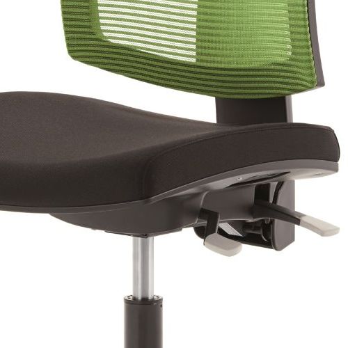 Drehstuhl | myLADYLIKE | Grün Schwarz | Gestell Schwarz