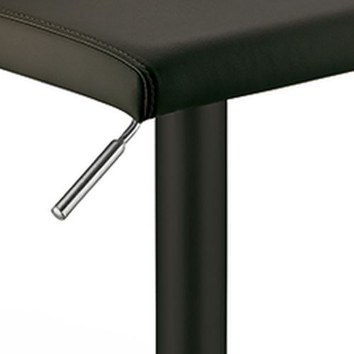 Naber | Buono K | Hocker | Gestell schwarz | Bezug dunkelgrau (31528)