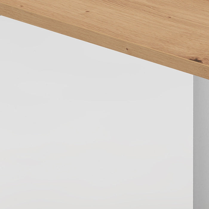 Hammerbacher | Schreibtisch U-Fuß eckig 120x80cm Asteiche