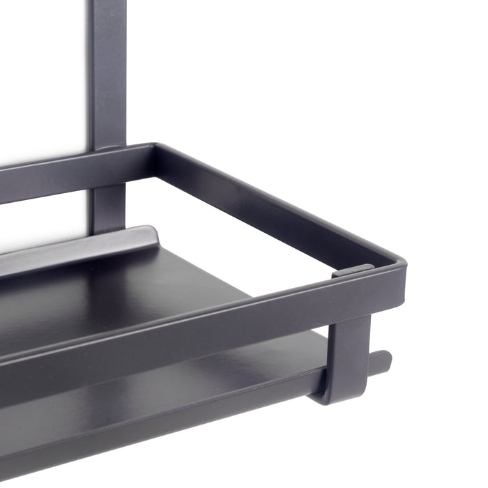 Regal Küchenutensilien Titane, Stahl, Anthrazitgrau