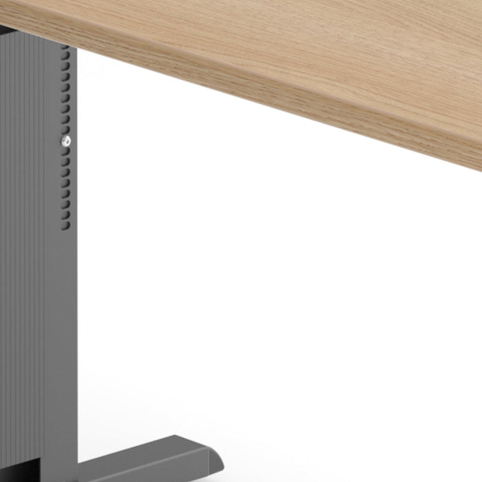 Hammerbacher | Schreibtisch C-Fuß 160x80cm Eiche / Graphit