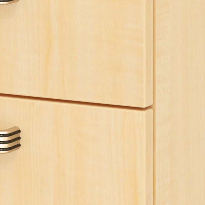 Hammerbacher | Rollcontainer 58cm, 3 Schübe, Schloß SG Ahorn