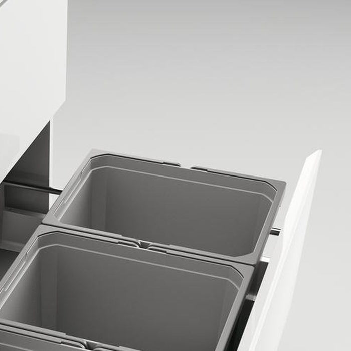 Naber | Cox® Box 235 K 800-3 Abfallsammler für vorhandene Auszüge Biodeckel hellgrau