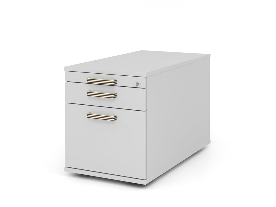 Hammerbacher | Rollcontainer 80cm, 1Schub, 1HR, Schl.SG Grau