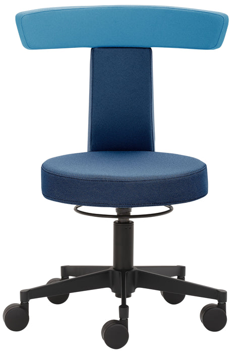 Funktionsdrehhocker 1262 | Gestell Schwarz