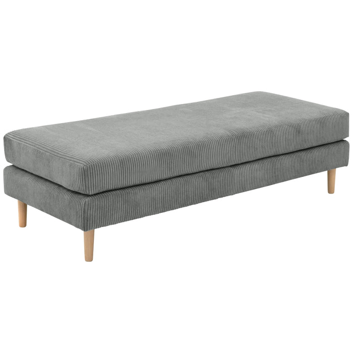 NEU Max Winzer | Florian | Hocker | Cordstoff | Füße Buche Natur (konisch rund)