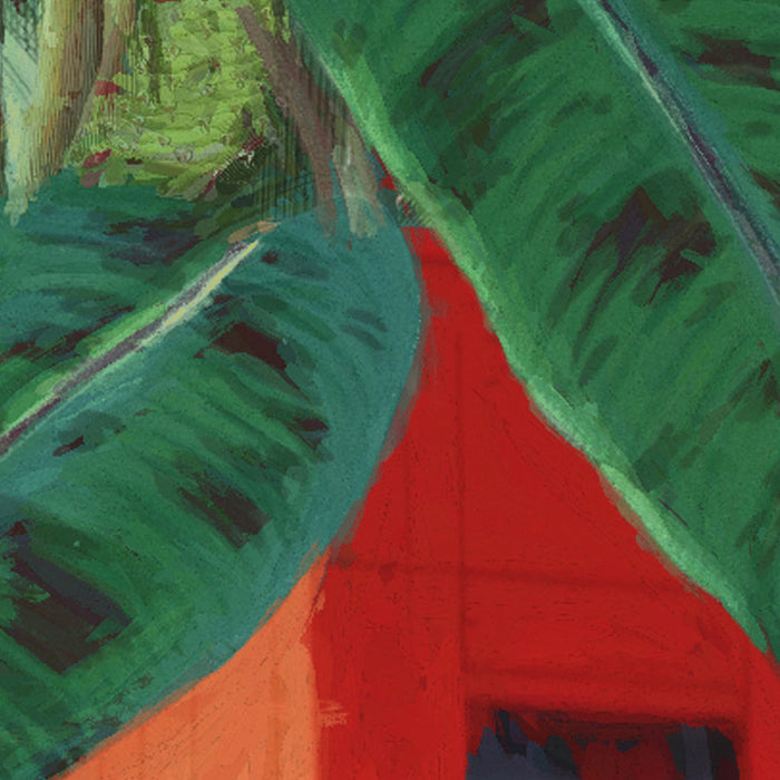 Komar NEU | Digitaldruck Vlies Fototapete - Plant House - Größe 150 x 250 cm