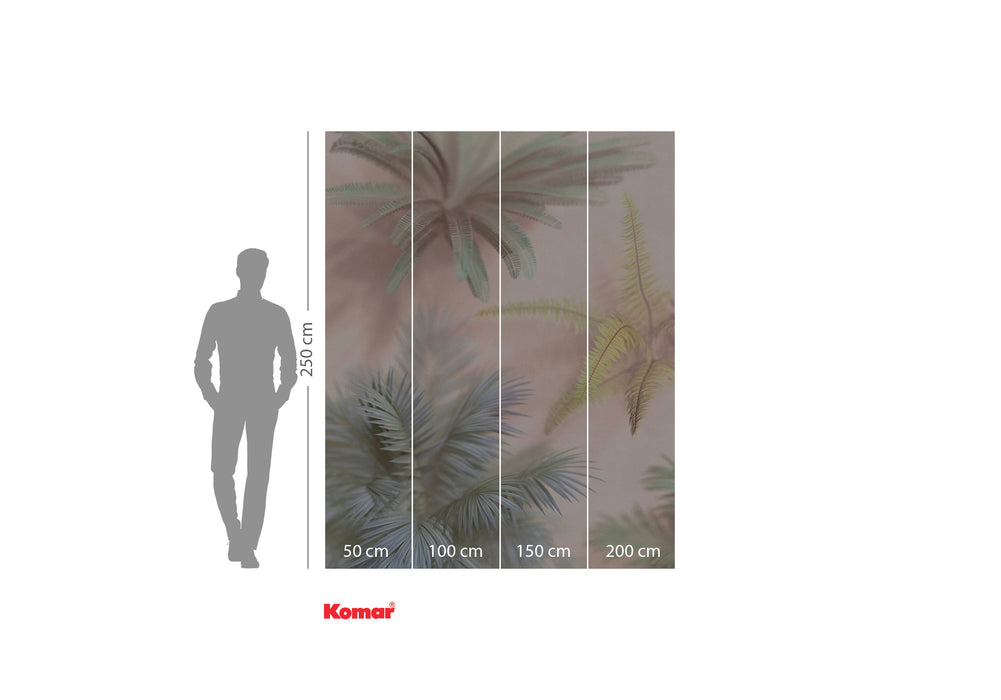 Komar NEU | Digitaldruck Vlies Fototapete - Vague Botany - Größe 200 x 250 cm