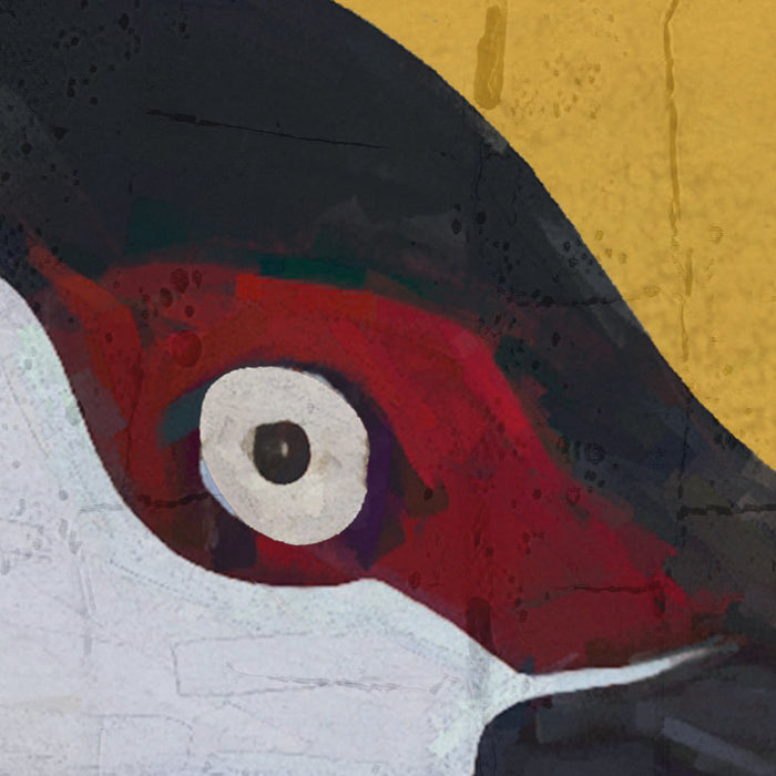 Komar NEU | Digitaldruck Vlies Fototapete - Yellow Cranes - Größe 200 x 250 cm