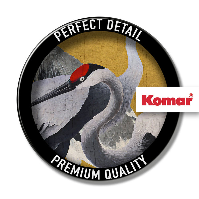 Komar NEU | Digitaldruck Vlies Fototapete - Yellow Cranes - Größe 200 x 250 cm