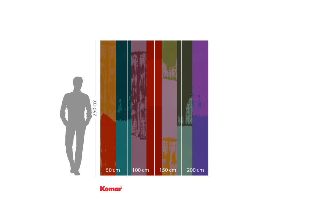 Komar NEU | Digitaldruck Vlies Fototapete - Fehlfarben - Größe 200 x 250 cm